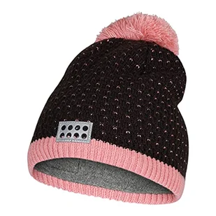 LEGO Wear dziewczęca czapka dzianinowa zimowa czapka beanie, rose, 50/52 cm - Czapki damskie - miniaturka - grafika 1