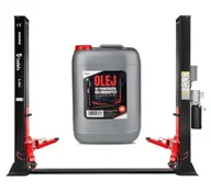 Podnośniki - Podnośnik dwukolumnowy samochodowy 4T Redats  L-201 półautomatyczny + olej gratis - miniaturka - grafika 1