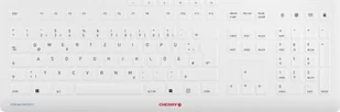 Cherry CHERRY Stream klawiatura RF Bezprzewodowy + USB QWERTZ Niemiecki Biały JK-8552DE-0 - Klawiatury - miniaturka - grafika 1