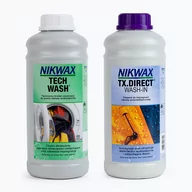 Akcesoria turystyczne - Zestaw impregnatów do odzieży Nikwax Tech Wash + TX-Direct 2 x 1000 ml - miniaturka - grafika 1