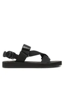 Sandały damskie - Jack Wolfskin Sandały Urban Entdeckung Belt Sandal W 4056801 Czarny - miniaturka - grafika 1