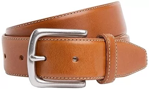 Hackett London Pasek męski ecru Stich, Brązowy (brązowy), 36 - Paski - miniaturka - grafika 1