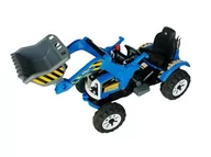 Pojazdy elektryczne dla dzieci - Super-Toys MOCNY TRAKTOR Z ŁYŻKĄ KINGDOM 12V DWIE PRĘDKOŚCI/JS328A uniwersalny 299635-uniw - miniaturka - grafika 1