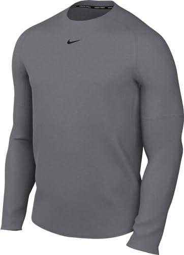 Nike męski długi rękaw Top M Np Df Tight Top Ls, Smoke szary/czarny, FB7919-084, M