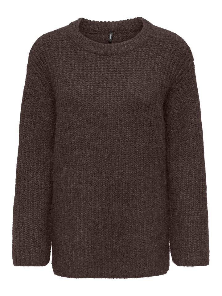 ONLY Sweter w kolorze brązowym