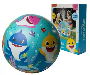Opryskiwacz Zraszacz wody BABY SHARK Piłka 60 cm SAMBRO BSH-3919 - Materace dmuchane i koła do pływania - miniaturka - grafika 1