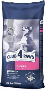 CLUB 4 PAWS dla szczeniąt wszystkich ras z wysoką zawartością kurczaka 20 kg - Sucha karma dla psów CLUB 4 PAWS dla szczeniąt wszystkich ras z wysoką zawartością kurczaka 20 kg - Sucha karma dla psów - miniaturka - grafika 1