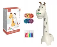 Zabawki kreatywne - Projektor do rysowania na biurko rzutnik Piesek nauka rysowania - miniaturka - grafika 1