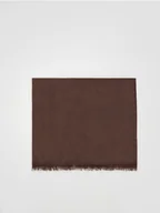 Czapki damskie - Reserved - Gładki szal - ciemnobrązowy - miniaturka - grafika 1