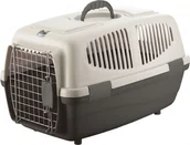 Transportery dla kotów - Barry King Transporter dla psa 55x35x32,5 szaro/czarny - miniaturka - grafika 1