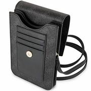 Portfele - GUESS - 4G Wallet Bag for phone with Tassel - Black - miniaturka - grafika 1