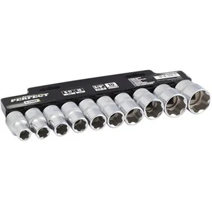 Zestaw nasadek STALCO Perfect S-77009 (10 elementów) - Klucze i nasadki - miniaturka - grafika 1