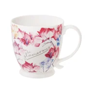Kubki - Kubek do kawy Garden 480 ml różowe kwiaty AMBITION - miniaturka - grafika 1