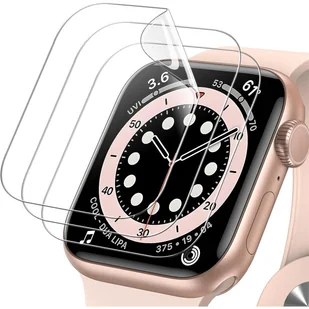 2x Folia ochronna TPU Apple Watch Series 4 i 5 z osłoną ekranu 40 mm Zakrzywiona przezroczysta - Akcesoria do smartwatchy - miniaturka - grafika 1