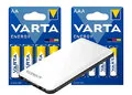 Baterie i akcesoria - Zestaw Varta Energy - 160szt LR6 / AA, 160szt LR03 / AAA + Powerbank Varta ENERGY 5000mAh - miniaturka - grafika 1