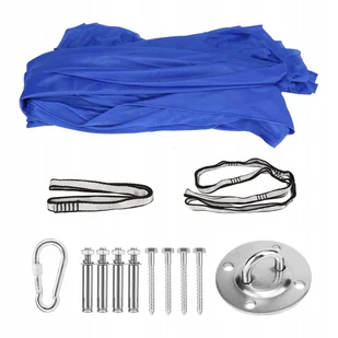 HAMAK CHUSTA AKROBATYCZNA DLA DZIECI HUŚTAWKA SENSORYCZNA 150x280cm - Czapki dla dzieci - miniaturka - grafika 1