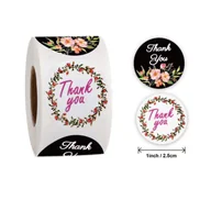 Scrapbooking - Naklejki Ozdobne Okrągłe Thank You Mix 20 Szt. - miniaturka - grafika 1