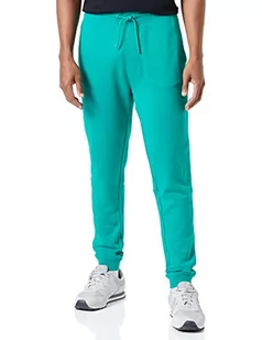 BOSS Męskie spodnie treningowe z logo Sestart z bawełny frotte, Średni zielony 312, 5XL - Spodenki męskie - miniaturka - grafika 1