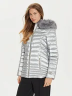 Kurtki damskie - Marciano Guess Kurtka puchowa 4BGL01 7176A Srebrny Regular Fit - miniaturka - grafika 1