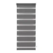 Rolety - Roleta dzień/noc Adele 43 x 140 cm antracyt - miniaturka - grafika 1