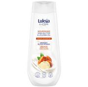 Kosmetyki do kąpieli - Luksja, Silk Care Kremowy Żel Pod Prysznic Masło Shea I Olej Jojoba, 500 ml - miniaturka - grafika 1