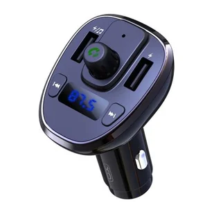 XO transmiter FM BCC05 Bluetooth MP3 ładowarka samochodowa 18W czarna - Transmitery FM - miniaturka - grafika 1