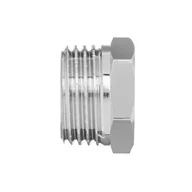 Akcesoria hydrauliczne - Invena Złączka GW/GZ chrom 1/2" x 3/4" - miniaturka - grafika 1