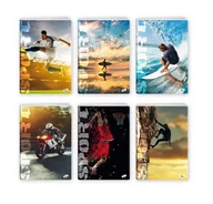 Zeszyty szkolne - Zeszyt A5 32K linia SPORT pakiet 20 sztuk - Elisa - miniaturka - grafika 1