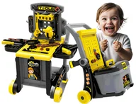 Mały majsterkowicz - WARSZTAT Majsterkowicza PRZENOŚNY Zestaw dla dzieci Kufer Z Narzędziami - miniaturka - grafika 1