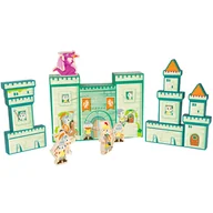 Klocki - Classic World CLASSIC WORLD Klocki Figurka Makieta Zamek Smok 16 el - miniaturka - grafika 1
