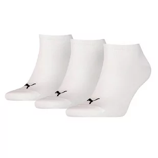 Puma, Skarpety damskie, 3-pack, Sneaker Plain 3P 261080001 300, biały, rozmiar 39/42 - Skarpetki damskie - miniaturka - grafika 1