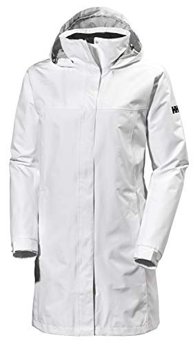 Helly-Hansen Kobiety Aden Long Płaszcz, Biały, 4XL