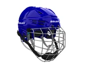 Hokej - Kask hokejowy Bauer RE-AKT 55 Combo Blue Senior L - miniaturka - grafika 1