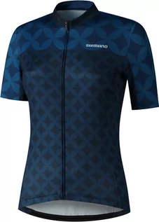 Koszulki rowerowe - Shimano Mizuki SS Jersey Women, niebieski XXL 2022 Koszulki kolarskie - grafika 1