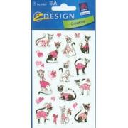 Artykuły biurowe - Avery Zweckform  Naklejki papierowe - różowe koty - miniaturka - grafika 1
