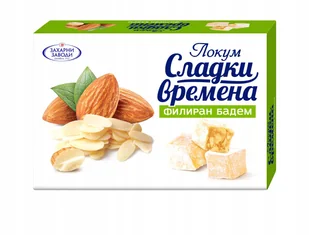 Lokum - Bulgarian Delight - Bułgarska galaretka z kawałkami Migdała - Żelki - miniaturka - grafika 1
