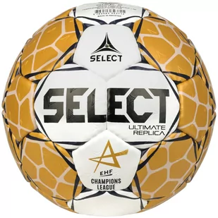 Select Champions League Ultimate Replica EHF Handball 220036, unisex, piłki do piłki ręcznej, Złote - Piłka ręczna - miniaturka - grafika 1