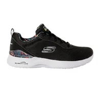 Buty trekkingowe damskie - Tenisówki Skechers Model Skech-air Dynamight Printed Kolor Czarny - miniaturka - grafika 1