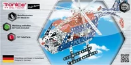 Modele do sklejania - Tronico 10109 metalowe zestaw budowlany Polizei Helikopter, seria Profi, skala 1: 32, 757-częściowy, niebieski - miniaturka - grafika 1