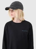 Koszulki dla chłopców - 4F Longsleeve regular z nadrukiem chłopięcy - czarny 122 (6-7 lat) - miniaturka - grafika 1