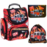 Plecaki szkolne i tornistry - TORNISTER+PIÓRNIK+WOREK WÓZ STRAŻACKI PASO ZESTAW - miniaturka - grafika 1