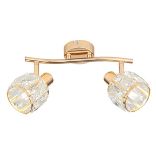 Lampa sufitowa DUBAI 2xE14 - złoty różowy - Oprawy, klosze i abażury - miniaturka - grafika 1