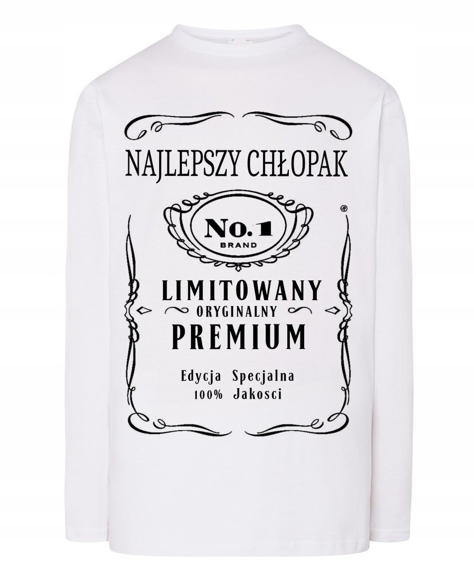Prezent na Walentynki Longsleeve dla Chłopaka XXL