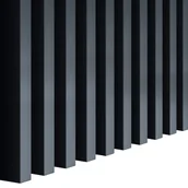 Panele ścienne i boazeria - Elior Antracytowe lamele ścienne 15 szt. Z1-K27 - miniaturka - grafika 1