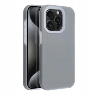 Etui do Apple IPHONE 16 matowy futerał szary pokrowiec case ochrona plecki - Inne akcesoria audio-wideo - miniaturka - grafika 1
