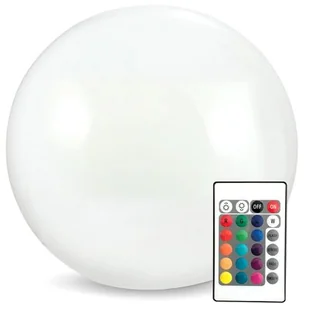 Polux KULA 40 cm R3001-G Lampa solarna RGB z pilotem 311368 311368 - Lampy ogrodowe - miniaturka - grafika 1