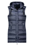 Kamizelki damskie - Geographical Norway Kamizelka pikowana "Velodie" w kolorze granatowym - miniaturka - grafika 1