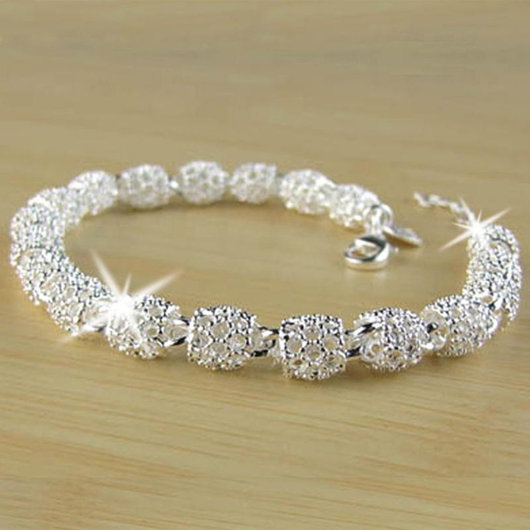 Bransoletka srebrna Crystal Line