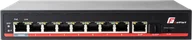 Switche - SWITCH POE GETFORT 8+1+SFP Gigabit Ethernet 120W  -  - 38 sklepów w całej Polsce - miniaturka - grafika 1