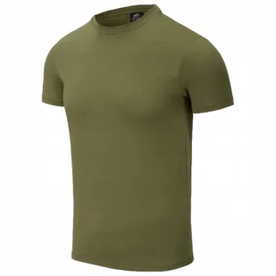 Koszulka Męska T-Shirt Helikon Bawełna Organic Slim Sportowa Ol. Green XXL - Koszulki męskie - miniaturka - grafika 1